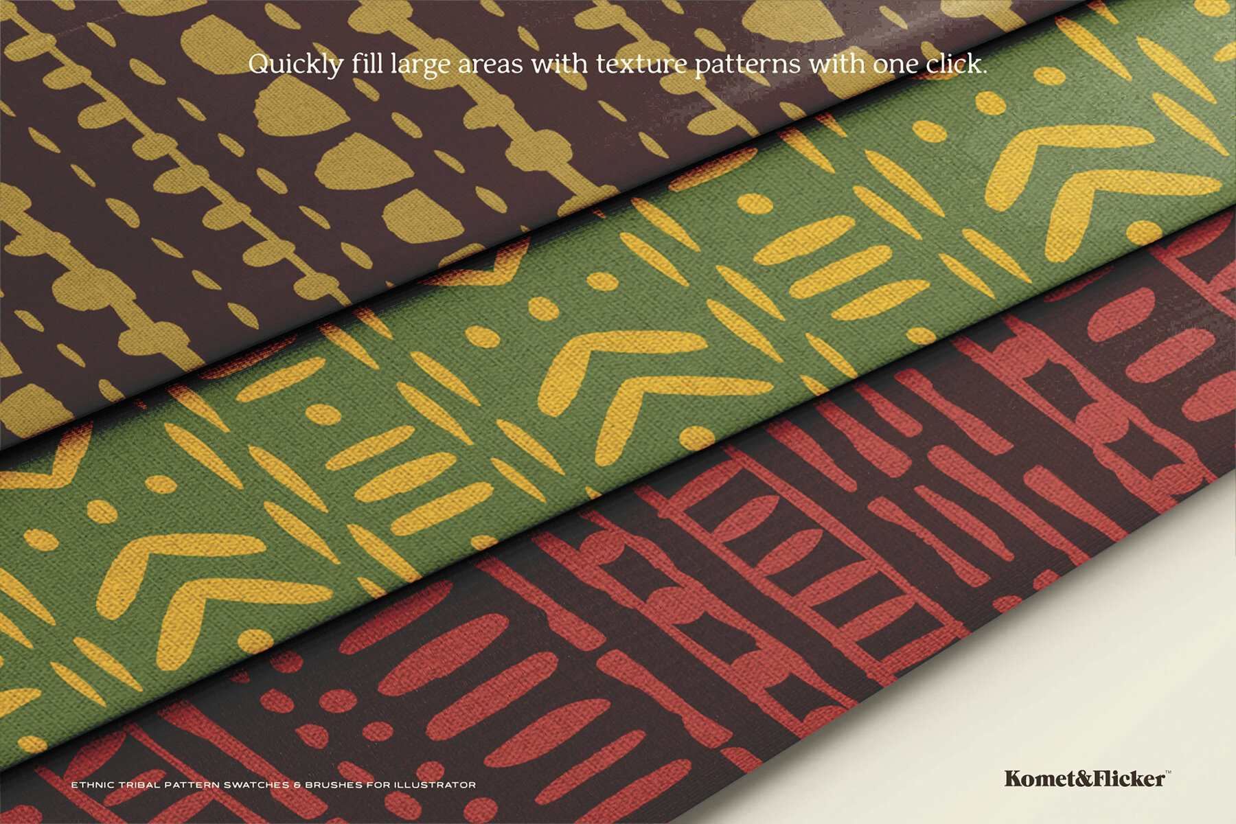 Ethnic Tribal Patterns and Brushes for Illustrator 4