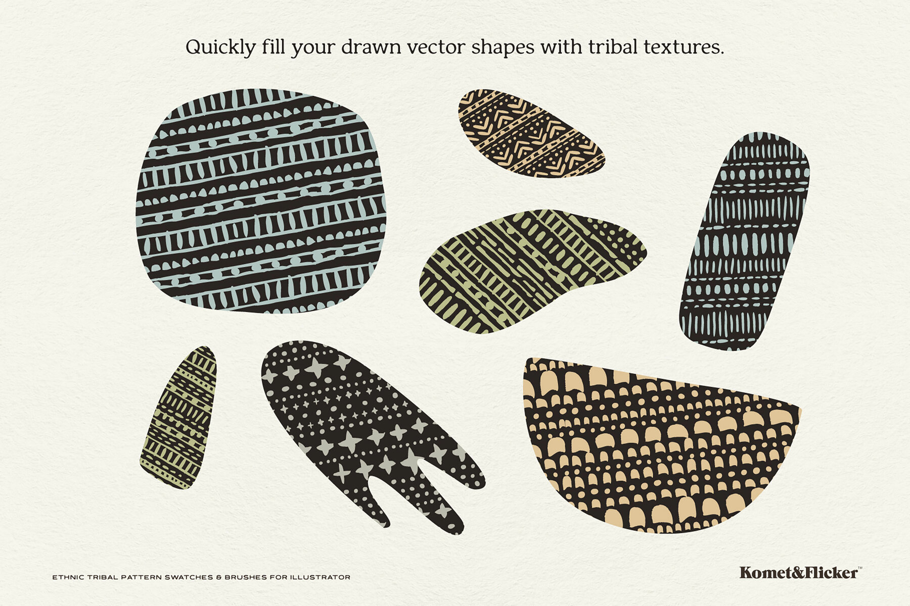 Ethnic Tribal Patterns and Brushes for Illustrator 5