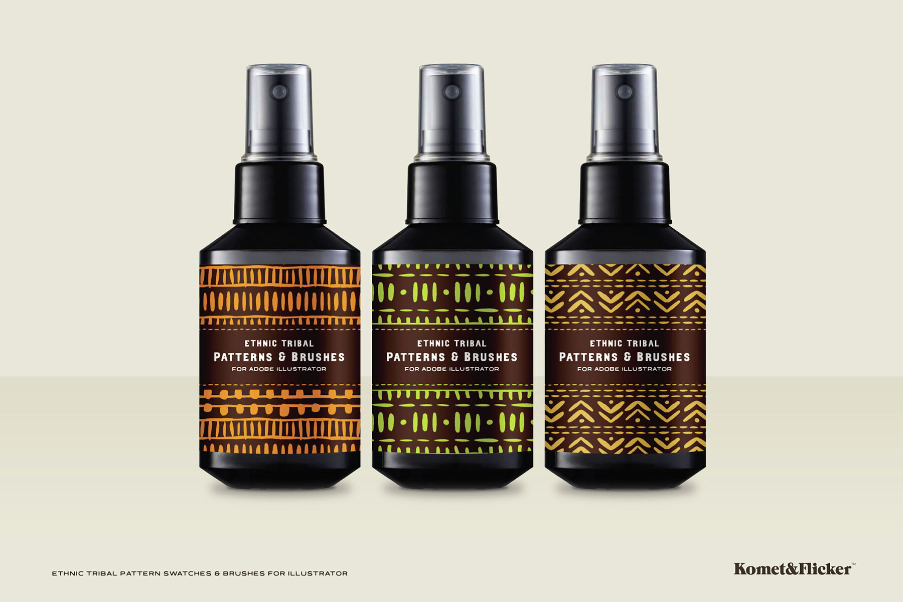 Ethnic Tribal Patterns and Brushes for Illustrator 10