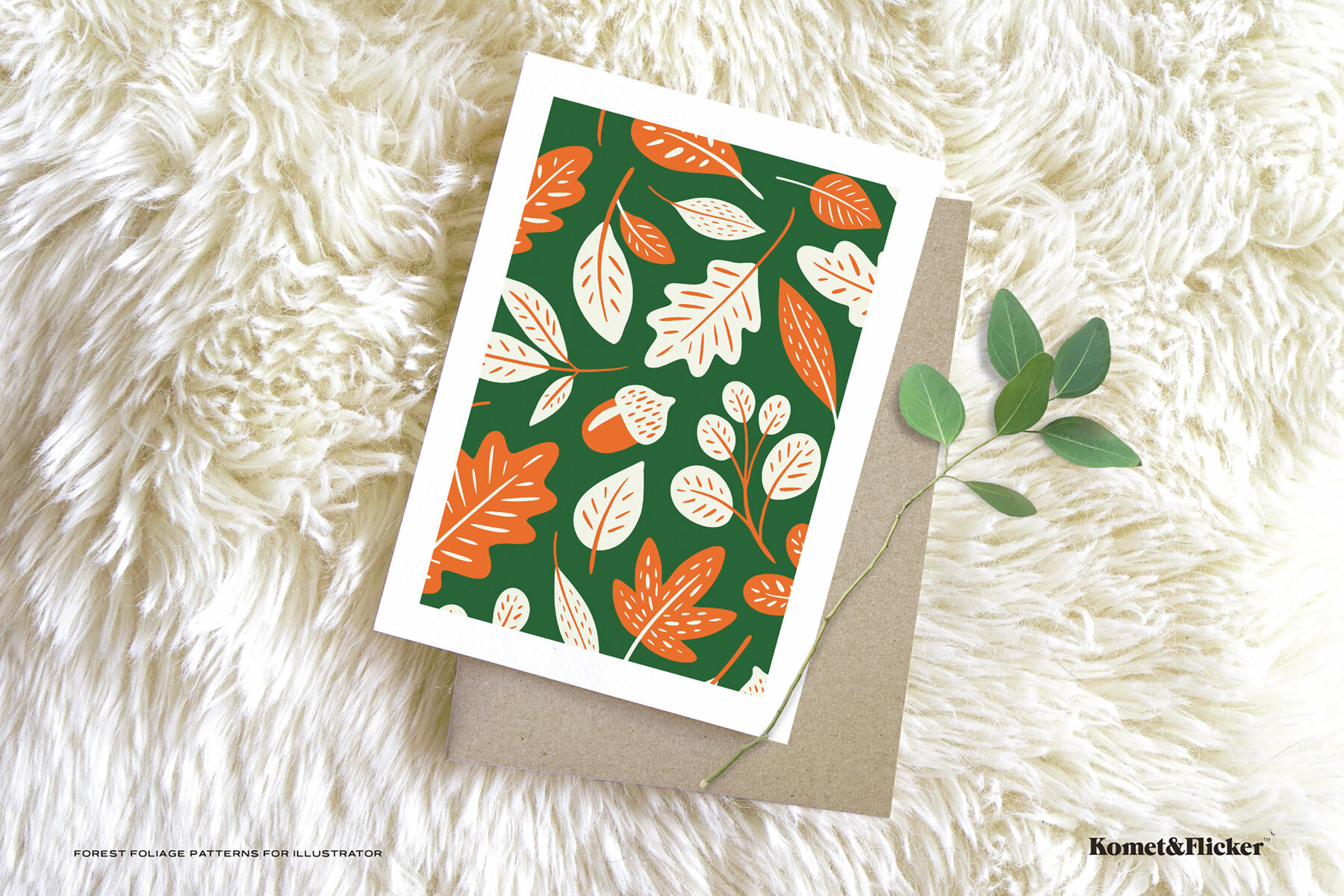 Forest Foliage Patterns for Illustrator 5