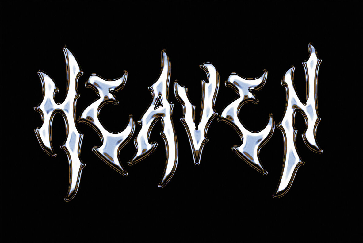 Metal Chrome Text and Logo Effect 6