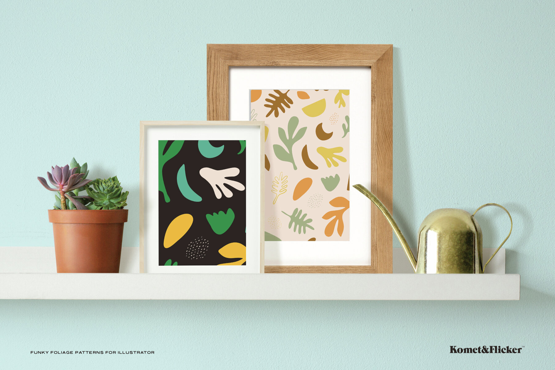 Funky Foliage Patterns for Illustrator 2