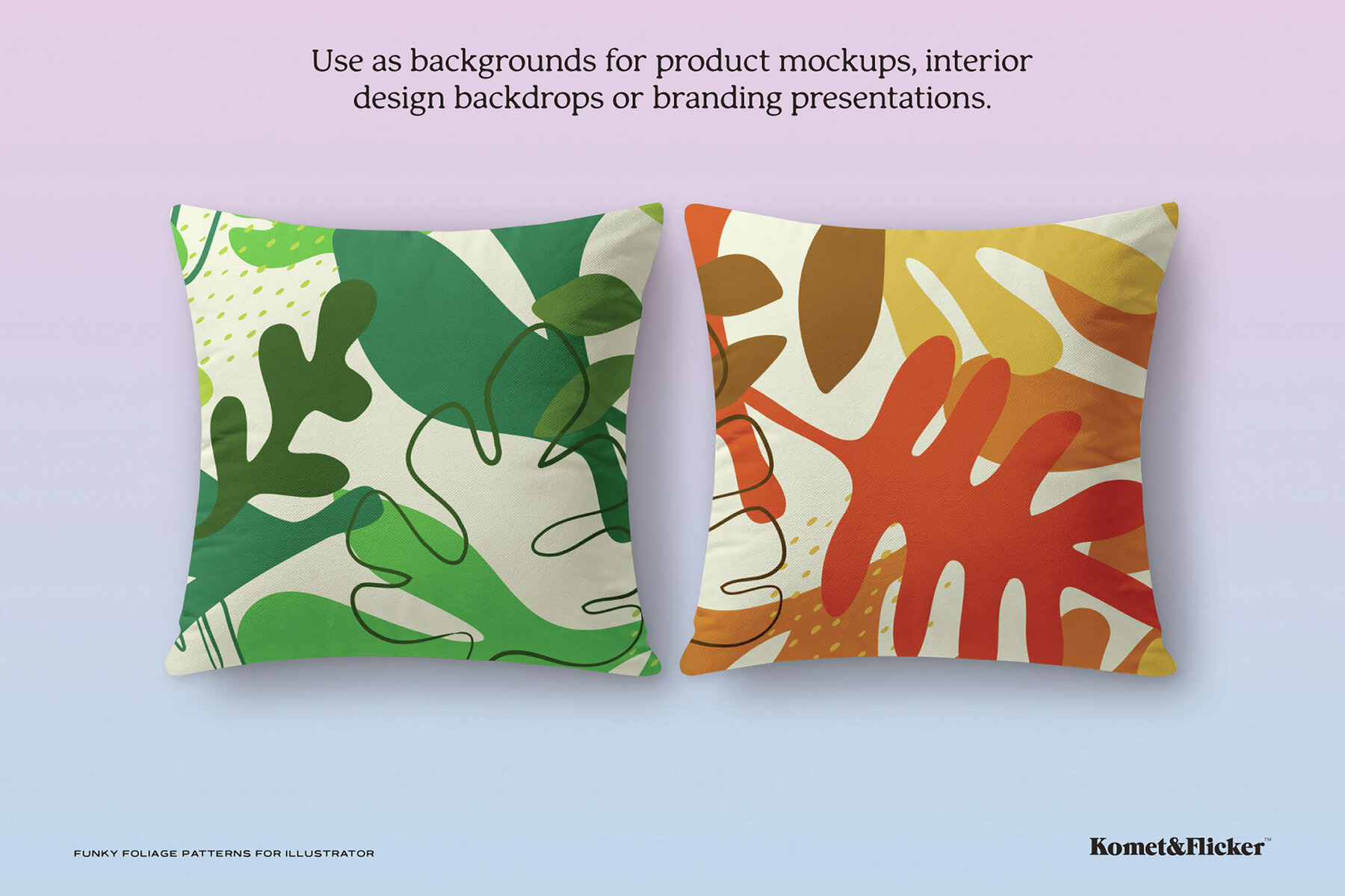 Funky Foliage Patterns for Illustrator 4