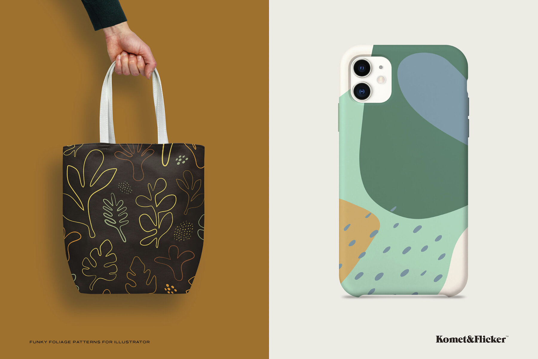 Funky Foliage Patterns for Illustrator 5