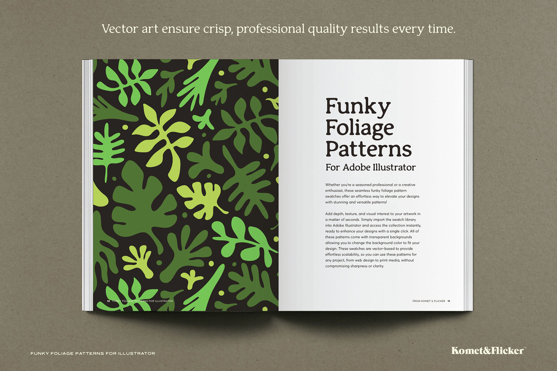 Funky Foliage Patterns for Illustrator 7