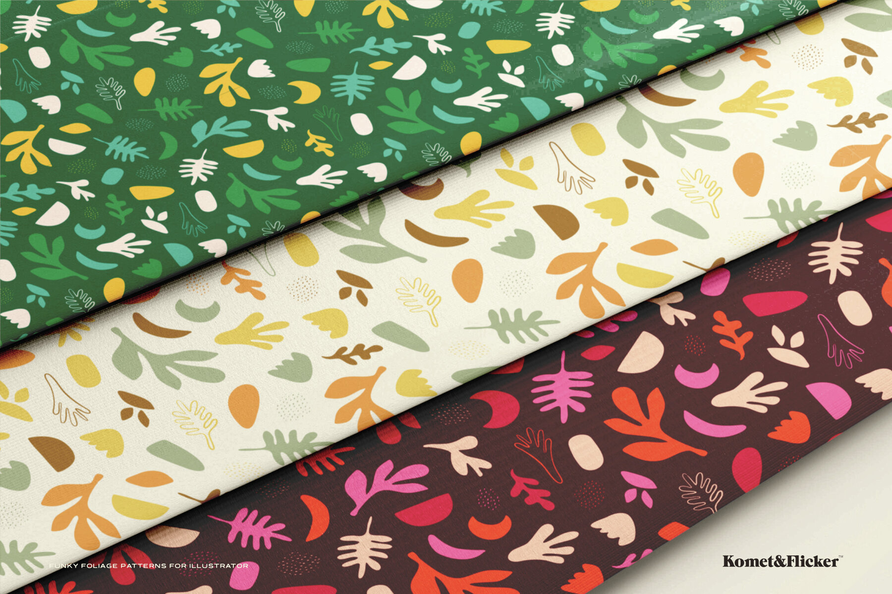 Funky Foliage Patterns for Illustrator 8