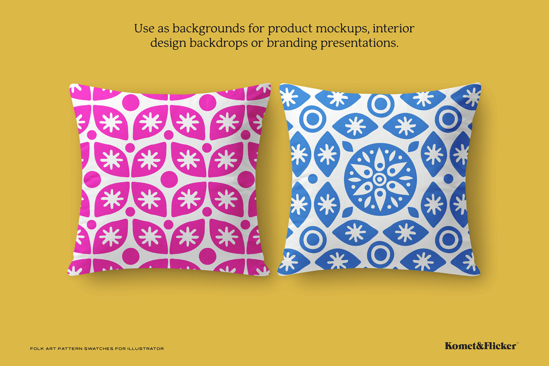 Folk Art Pattern Swatches for Illustrator 4