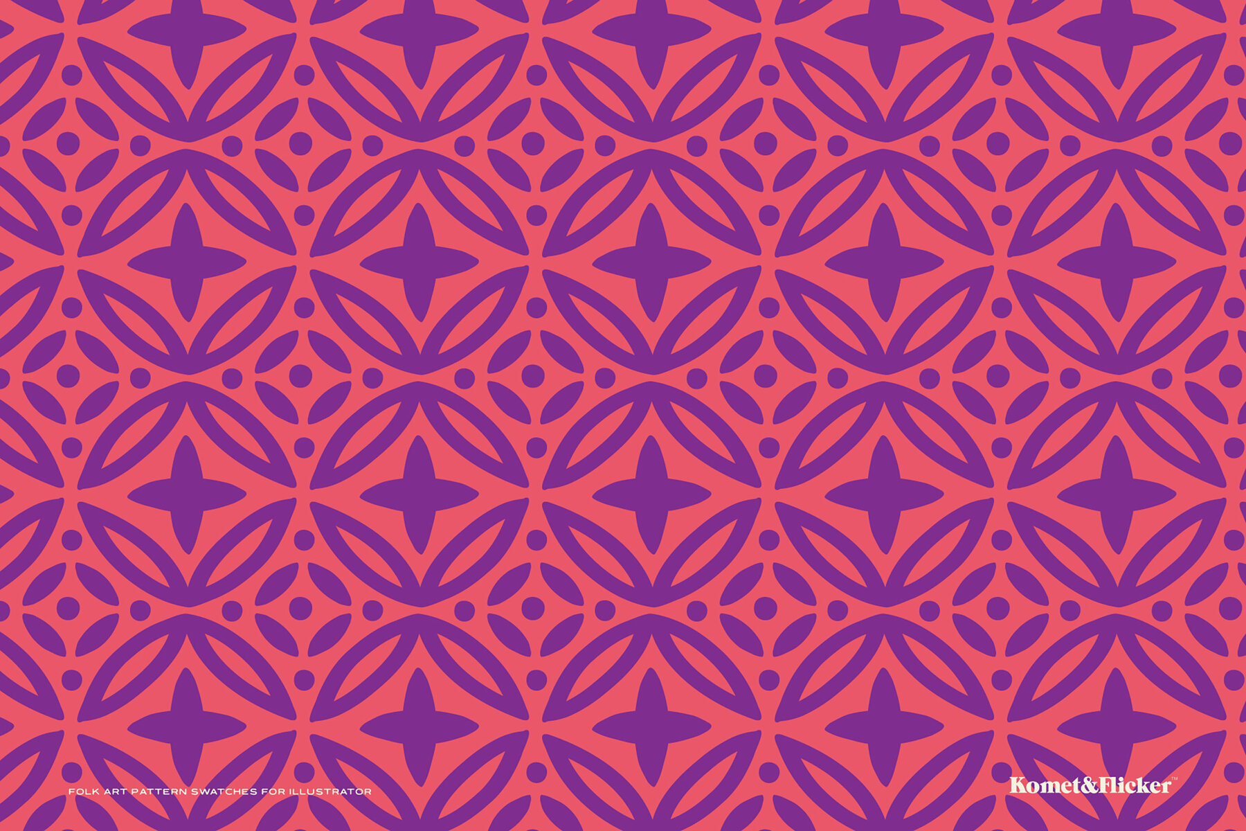 Folk Art Pattern Swatches for Illustrator 6