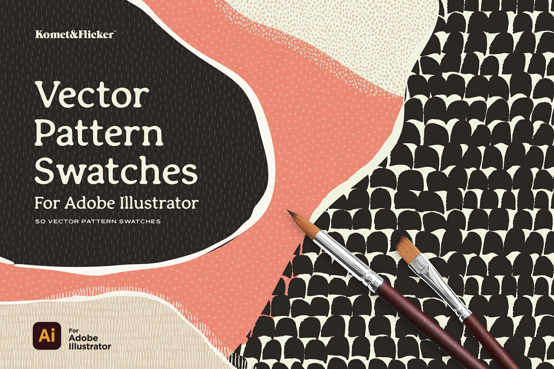 Vector Pattern Swatches for Adobe Illustrator 1