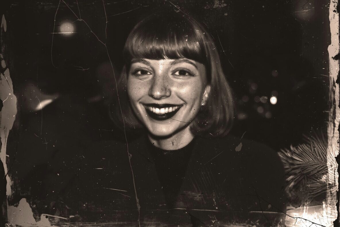 Scratched Sepia Photo Effect 5