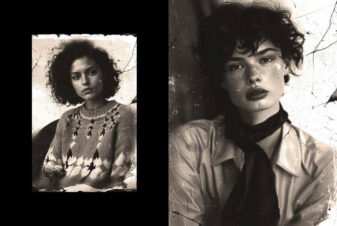 Scratched Sepia Photo Effect 6