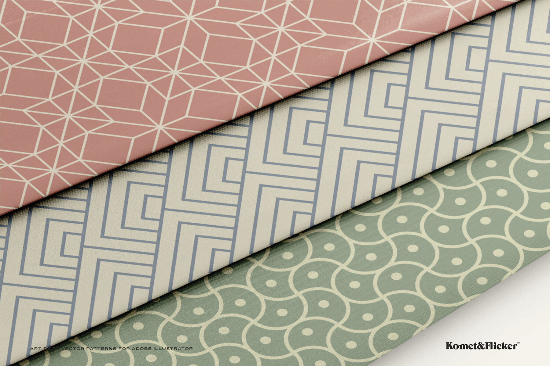 Art Deco Patterns for Adobe Illustrator 3