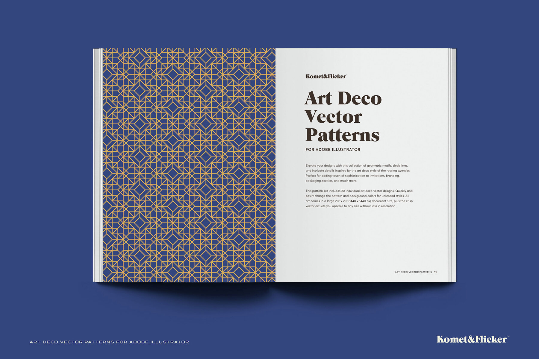 Art Deco Patterns for Adobe Illustrator 6