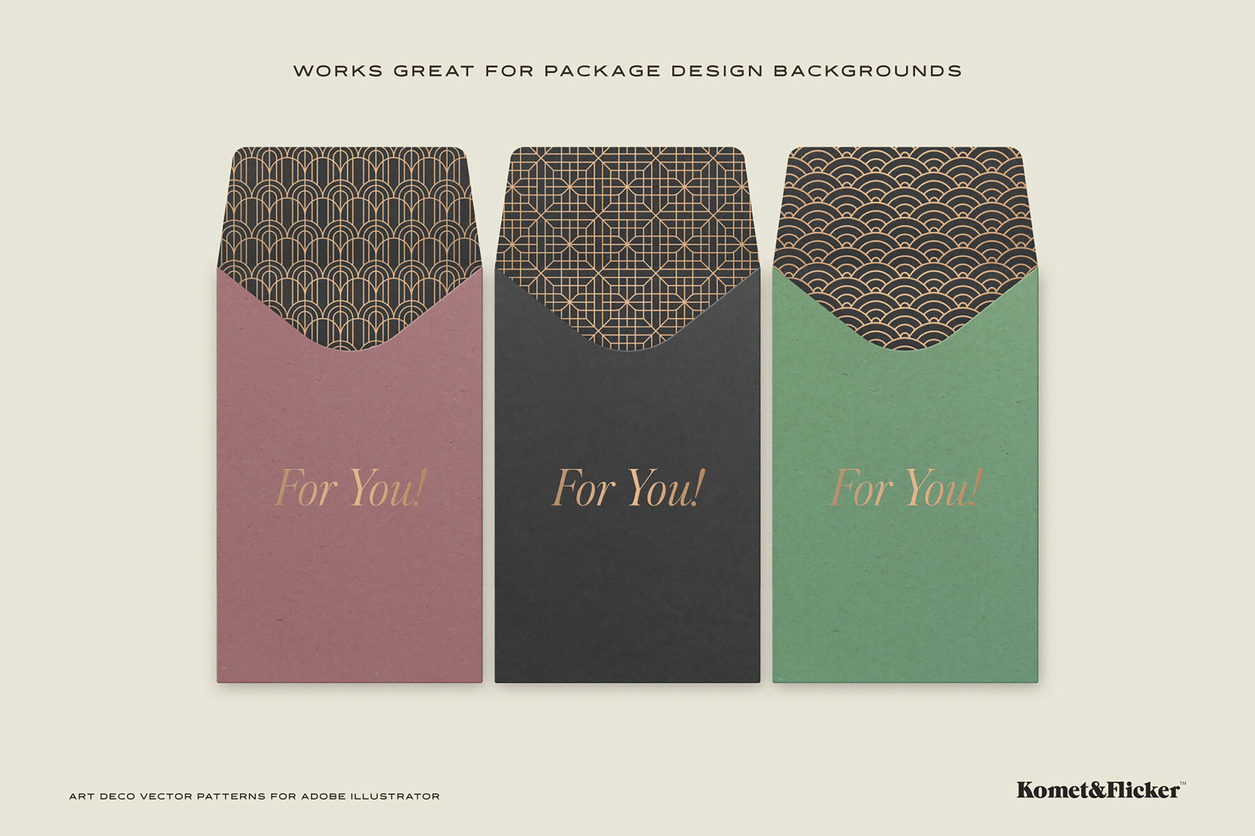 Art Deco Patterns for Adobe Illustrator 7