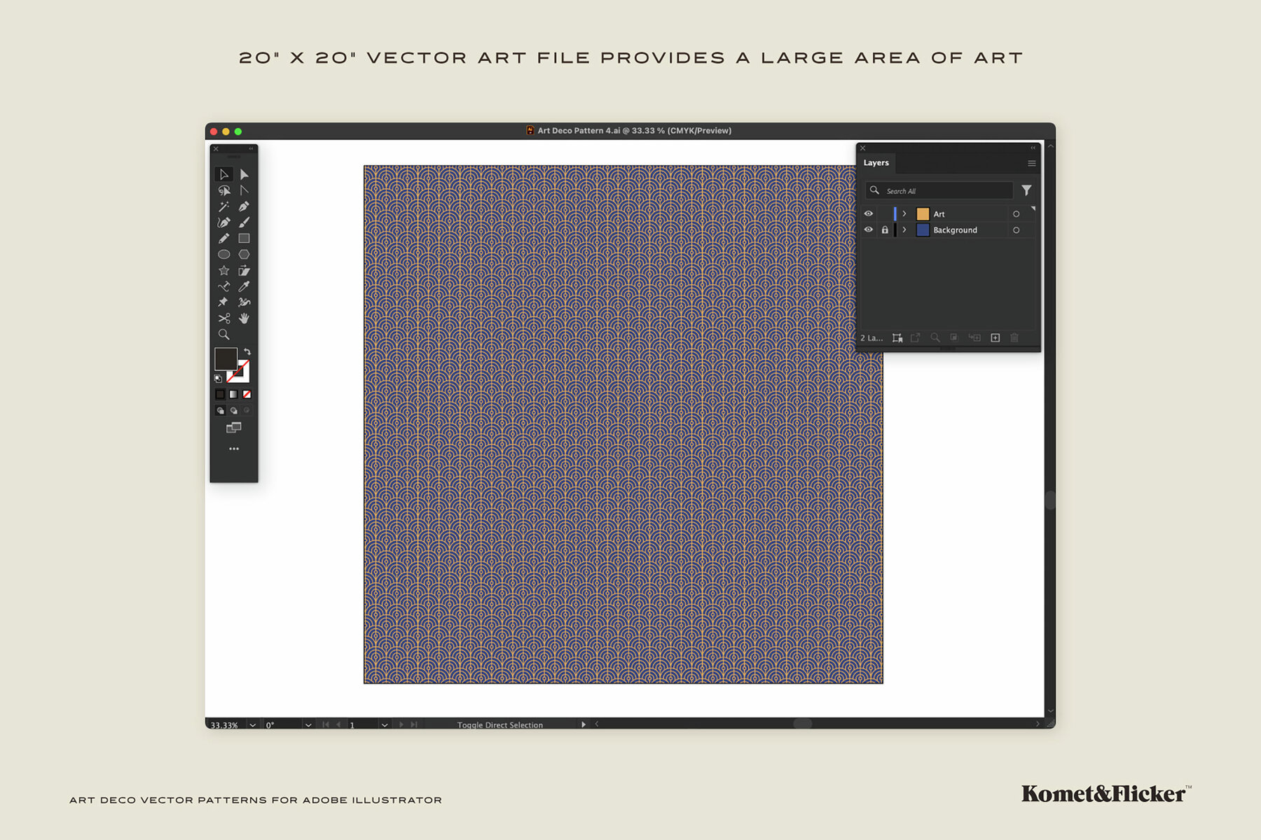Art Deco Patterns for Adobe Illustrator 11