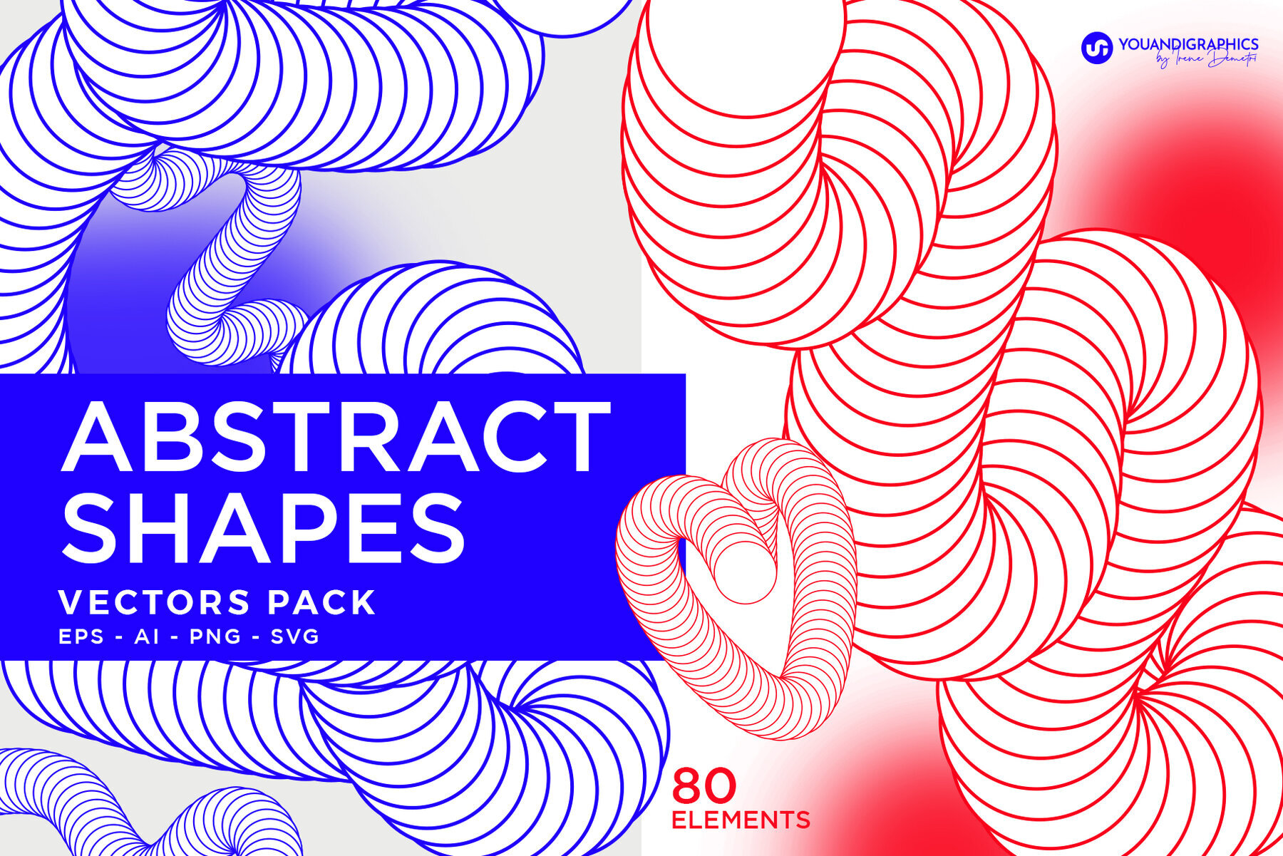 Abstract Shapes Vectors Pack 1