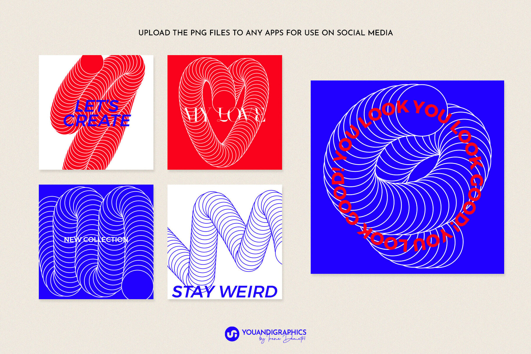 Abstract Shapes Vectors Pack 7