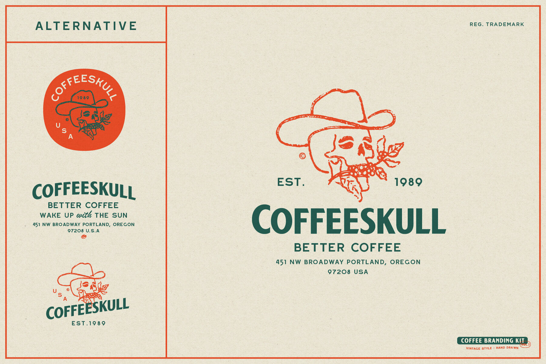 Coffeeskull Branding 2