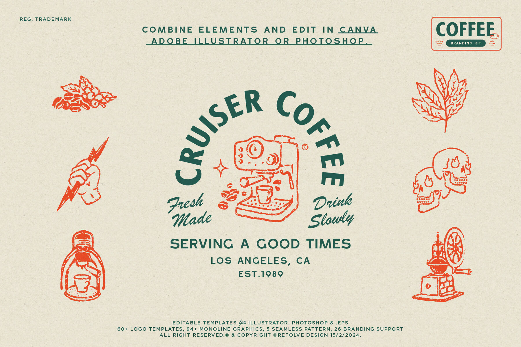 Coffeeskull Branding 11