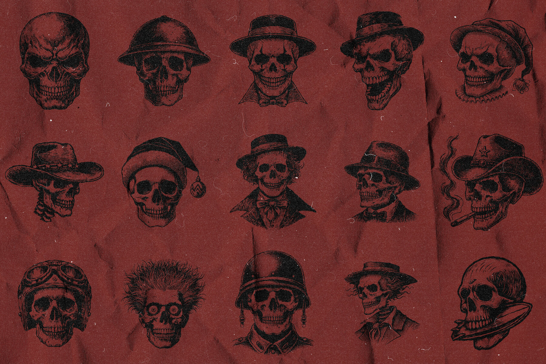 Skullworks   Vintage Illustrations 2