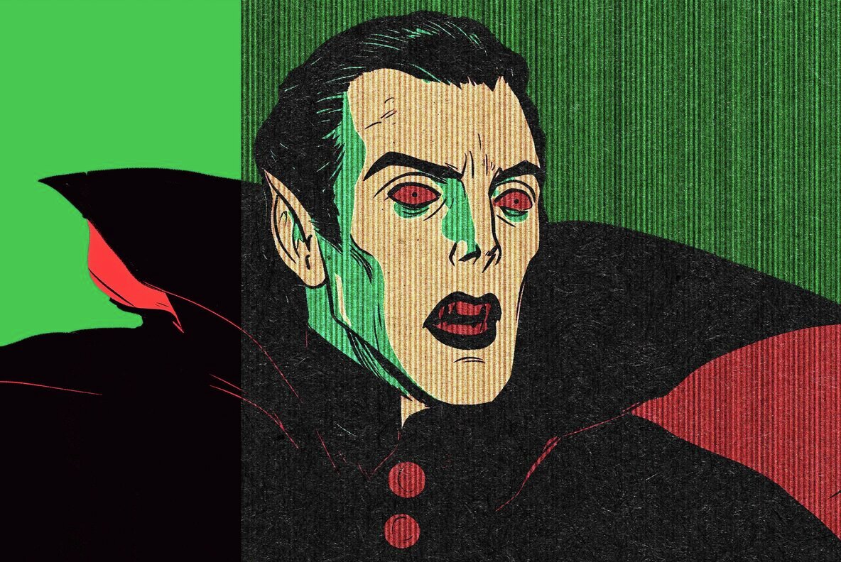 Retro Lined Printer Effect 4