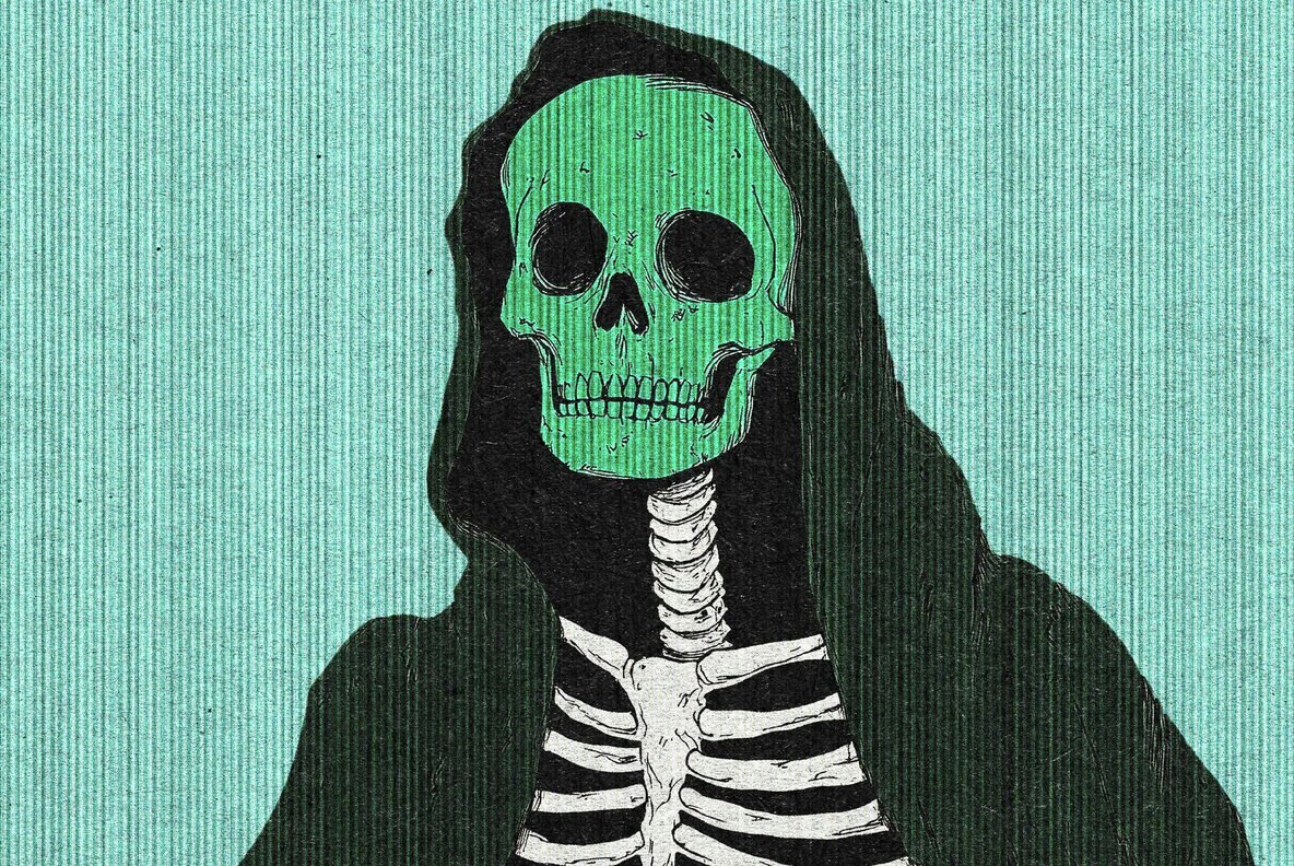 Retro Lined Printer Effect 6