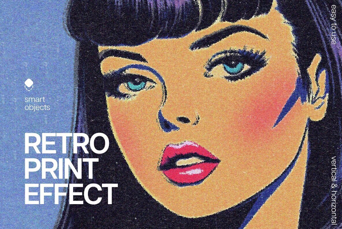 Retro Print Design Effect 1