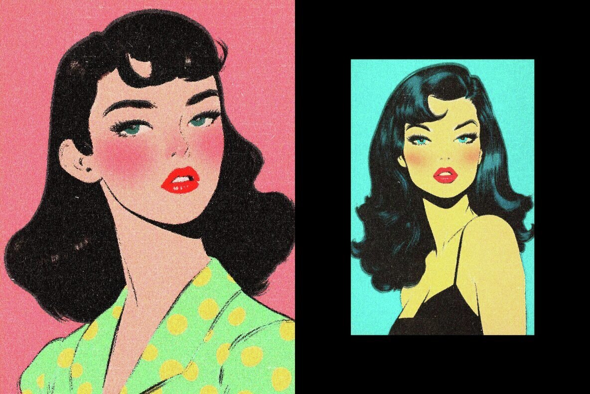 Retro Print Design Effect 3