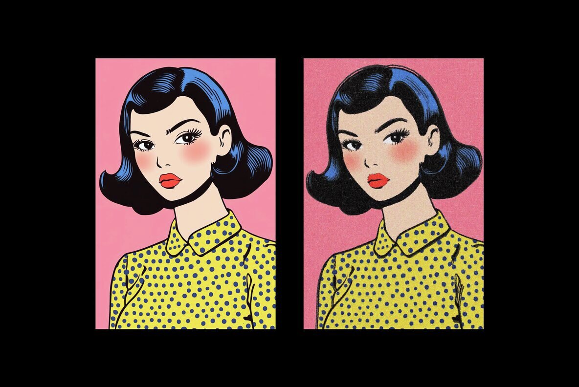 Retro Print Design Effect 5