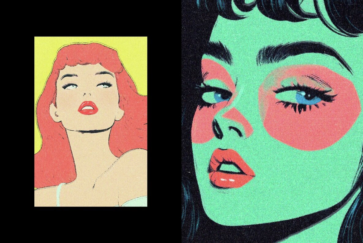 Retro Print Design Effect 7