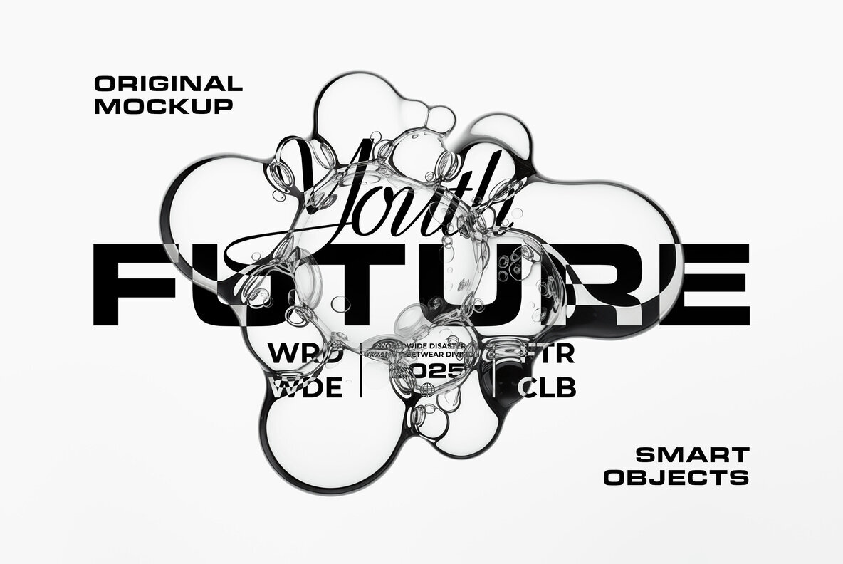 Macro Bubbles Text Effect 1