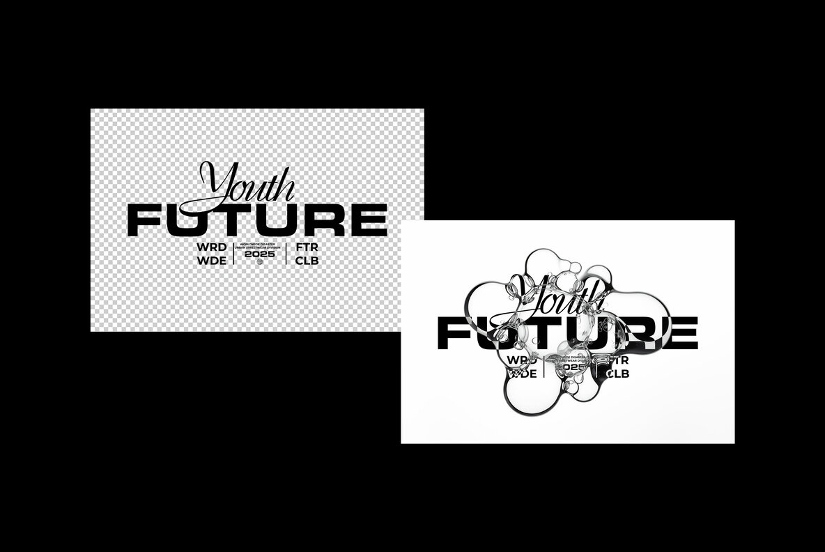 Macro Bubbles Text Effect 6