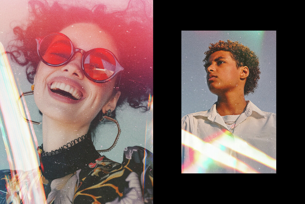 Colorful Light Leak Photo Effect 2