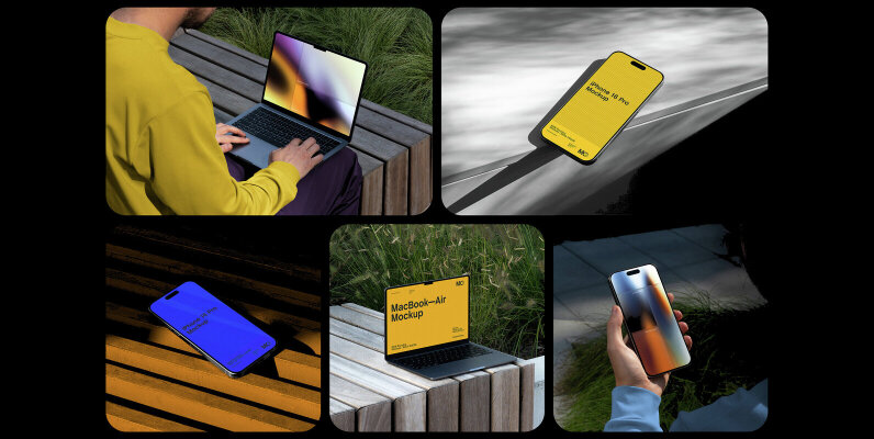 Digital Devices Mockups RAW Series