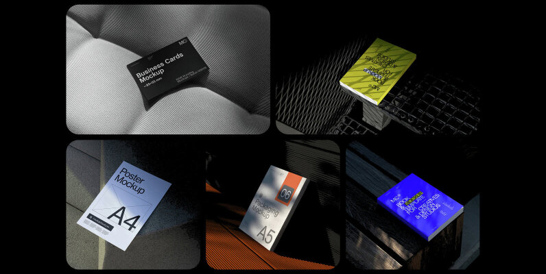 Branding Identity Mockups RAW Series 03