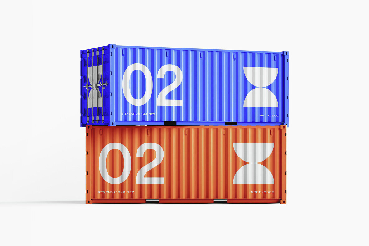 Shipping Container Mockups 4