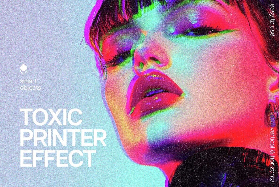 Toxic Printer Photo Effect 1