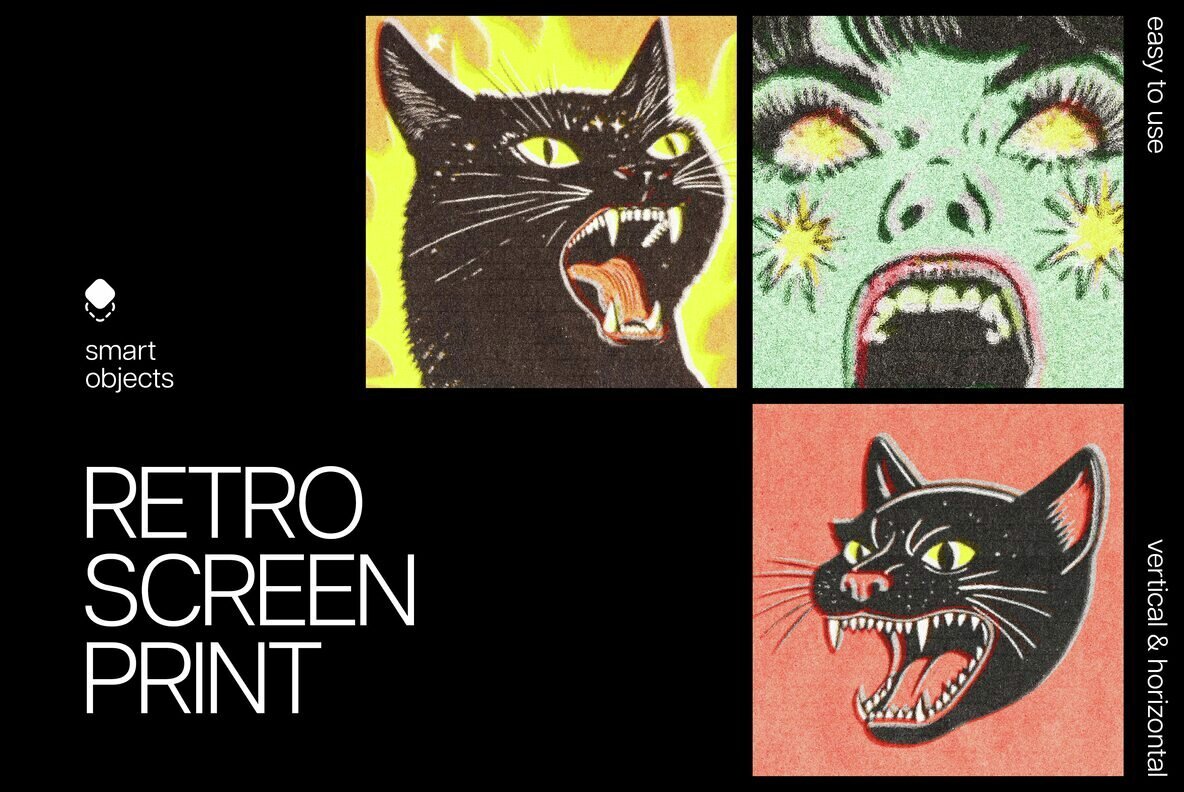 Retro Screen Print Effect 1