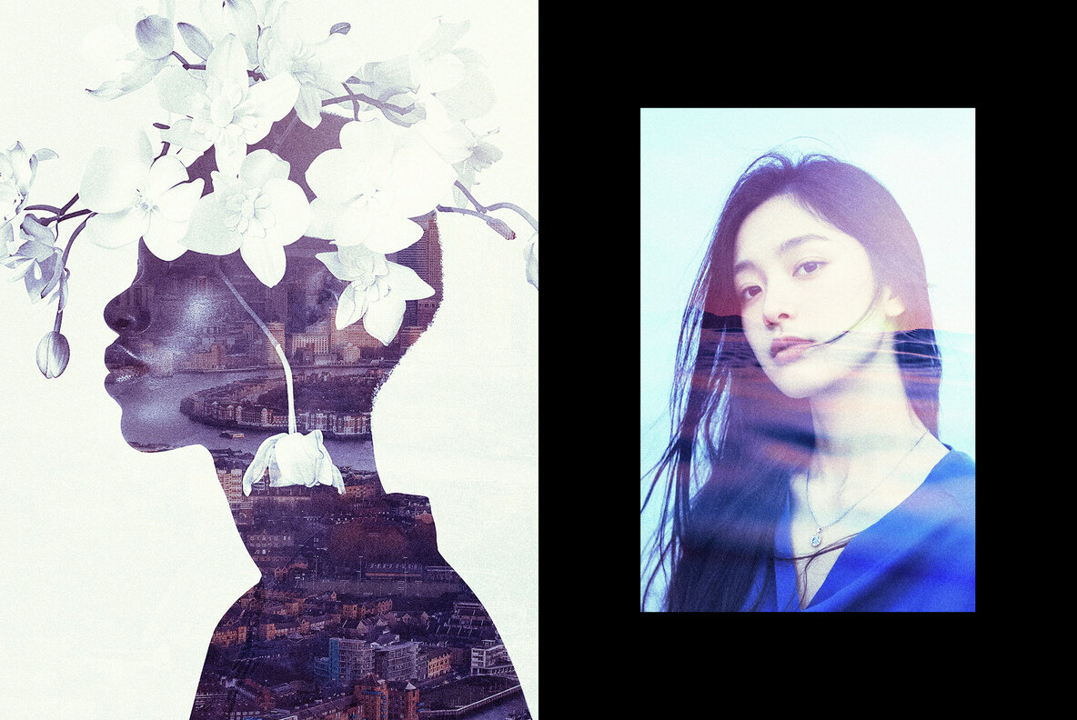 Mix Double Exposure Photo Effect 6