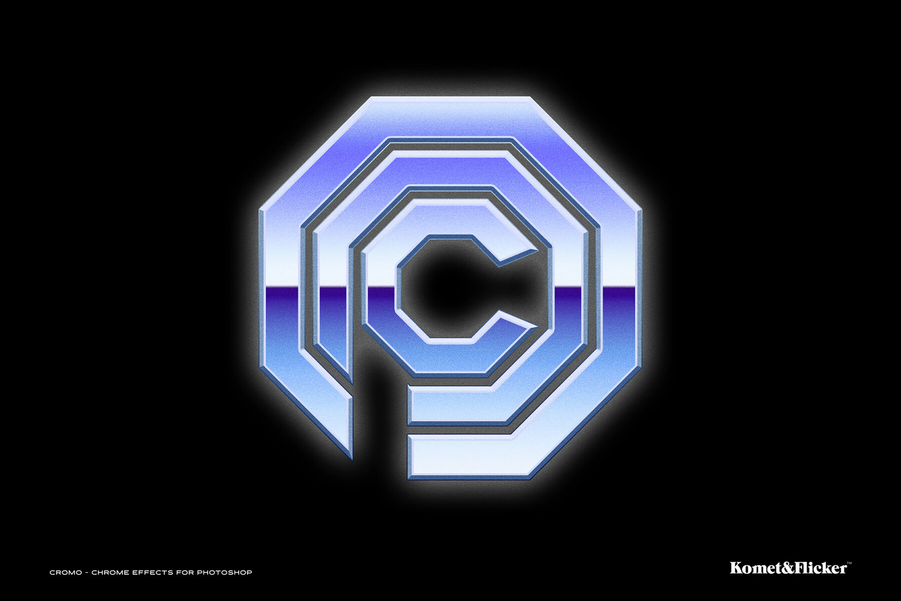 Cromo Chrome Type Style for Photoshop 5