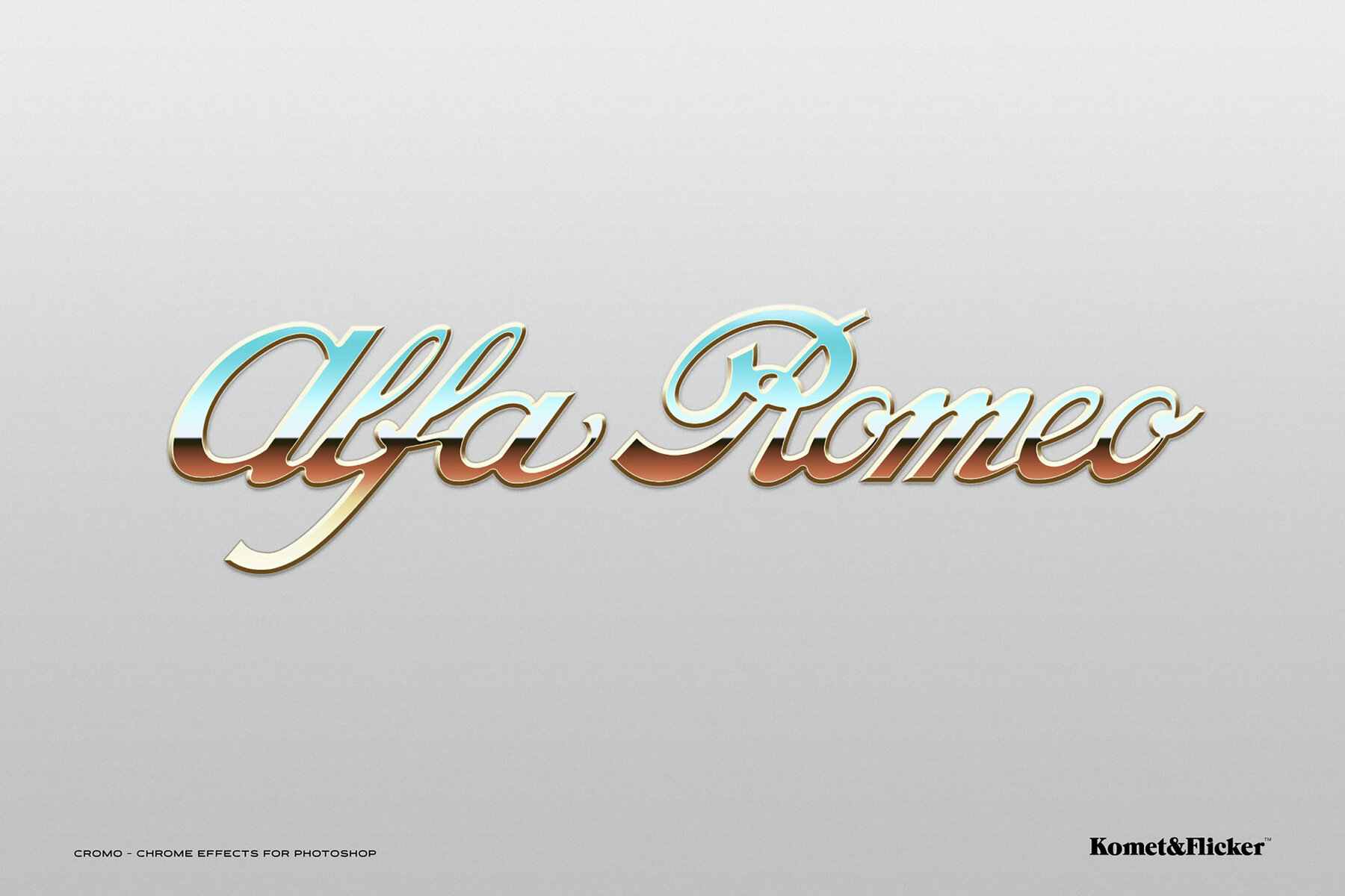 Cromo Chrome Type Style for Photoshop 8