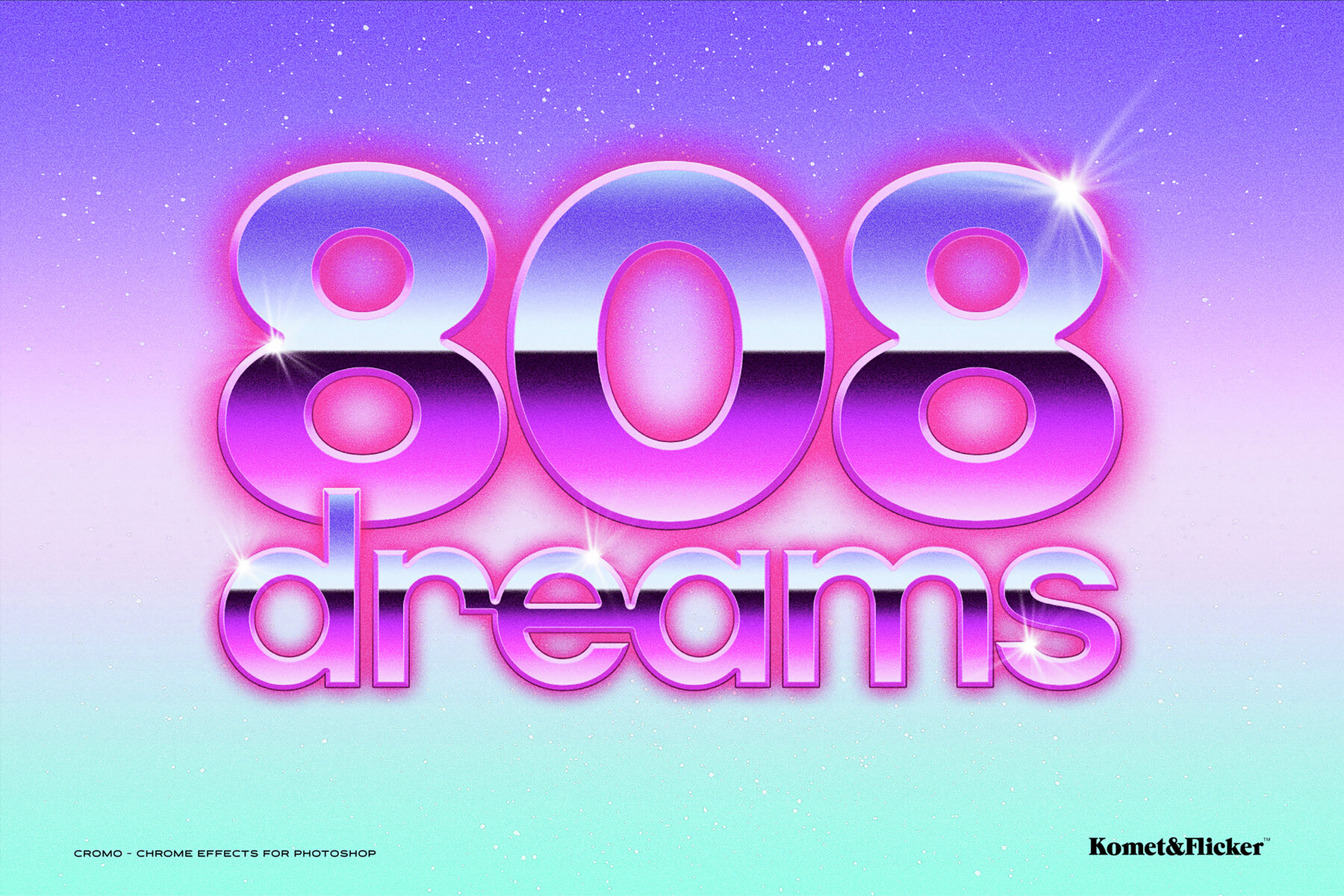 Cromo Chrome Type Style for Photoshop 10