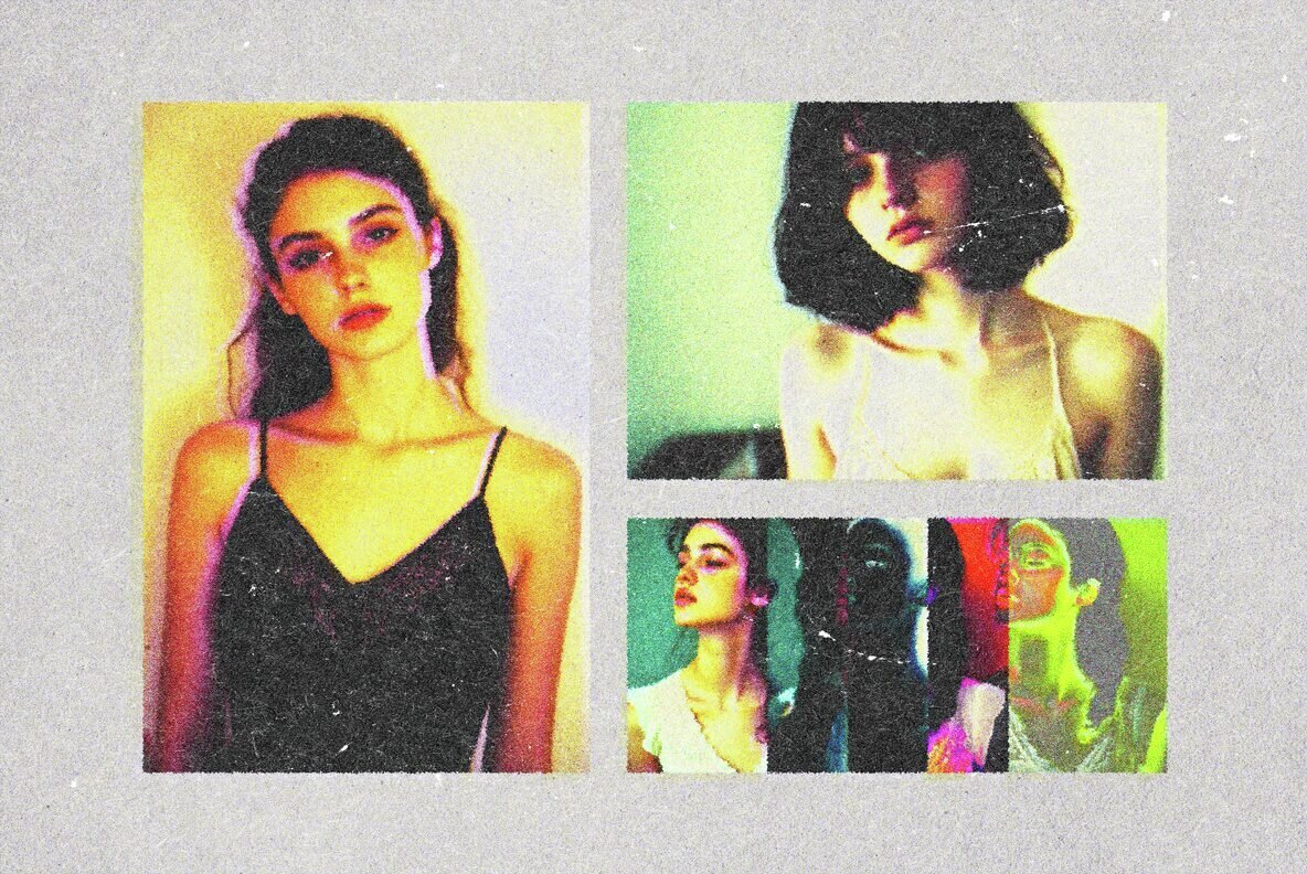 Grunge Broken Printer Photo Effect 2