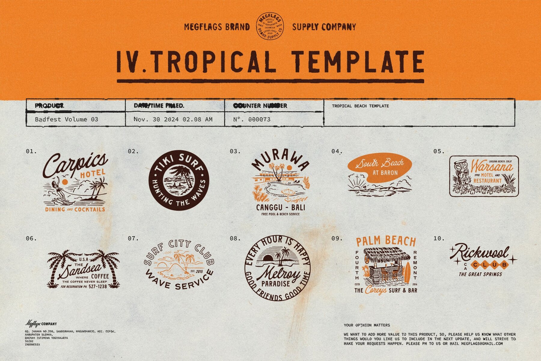 Badfest Vol 03 100 Logo Template 6