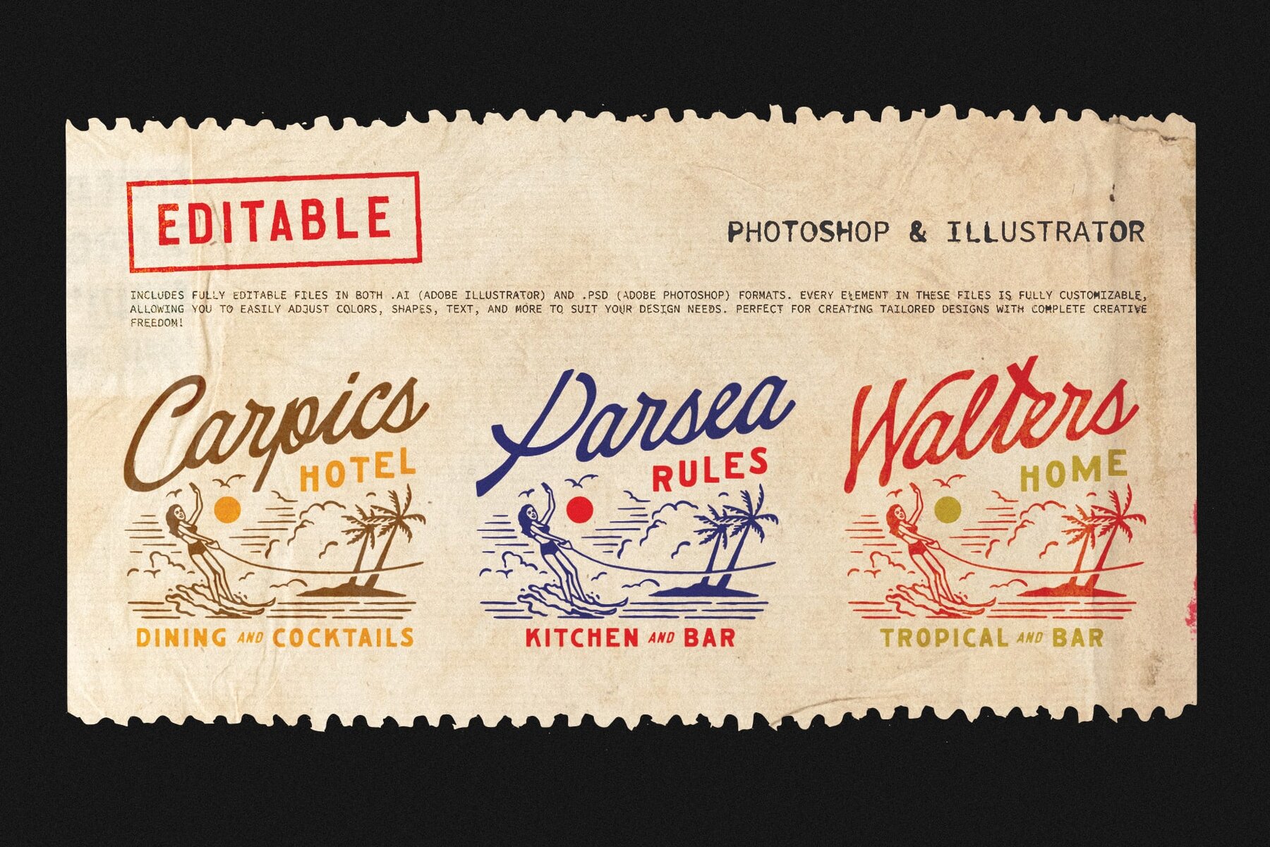 Badfest Vol 03 100 Logo Template 9