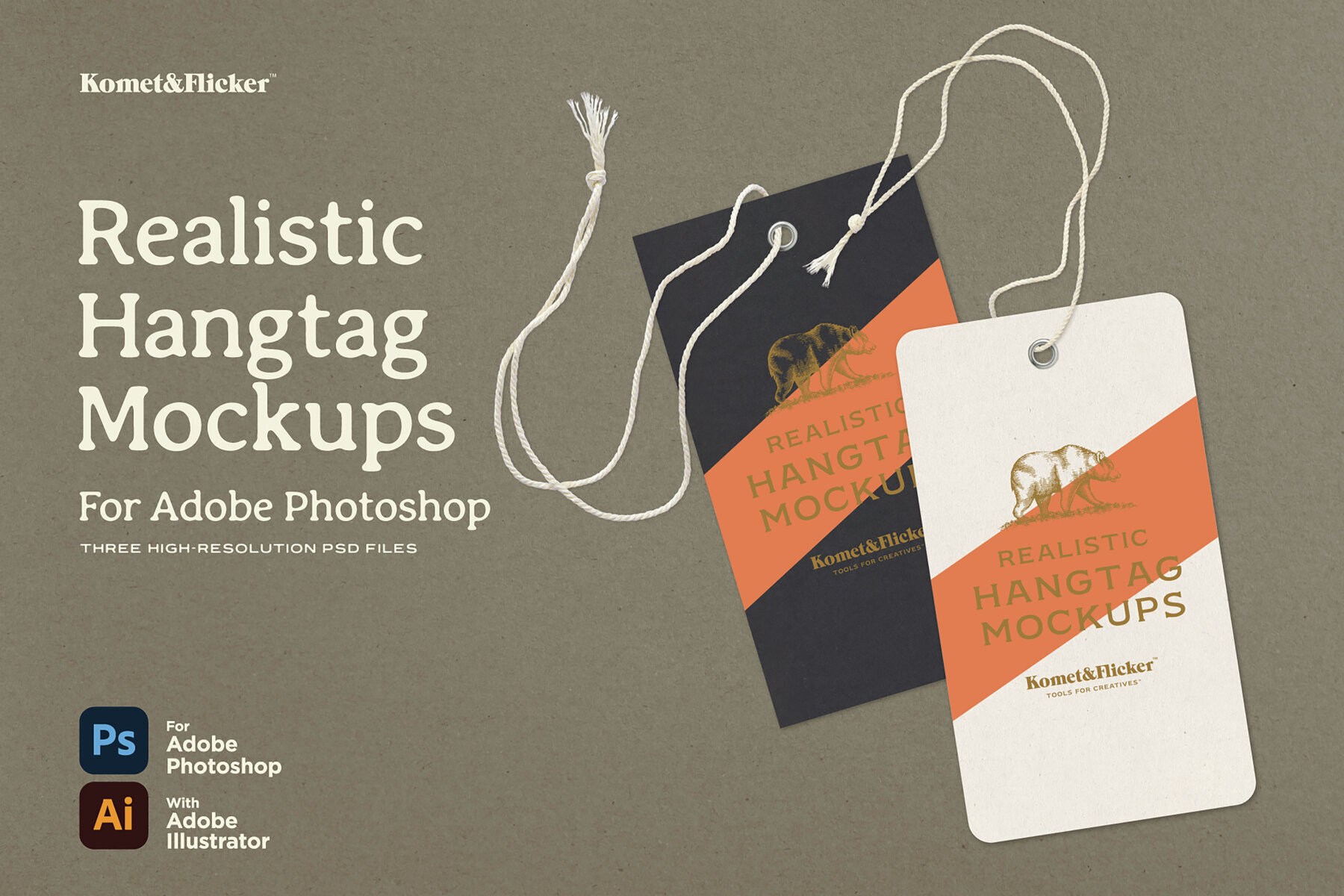 Hangtag Mockups for Photoshop 1