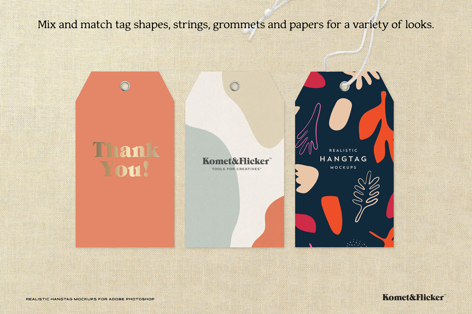 Hangtag Mockups for Photoshop 3