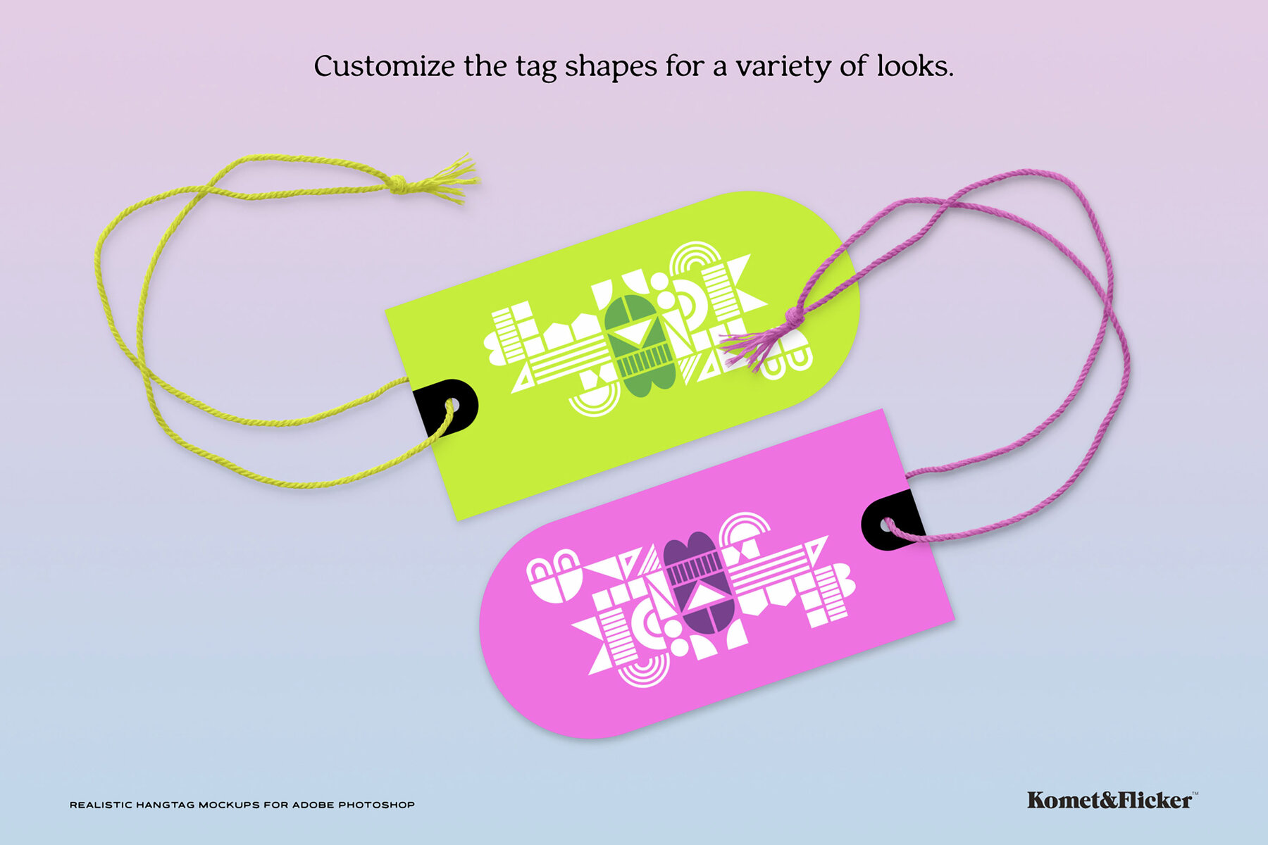 Hangtag Mockups for Photoshop 6