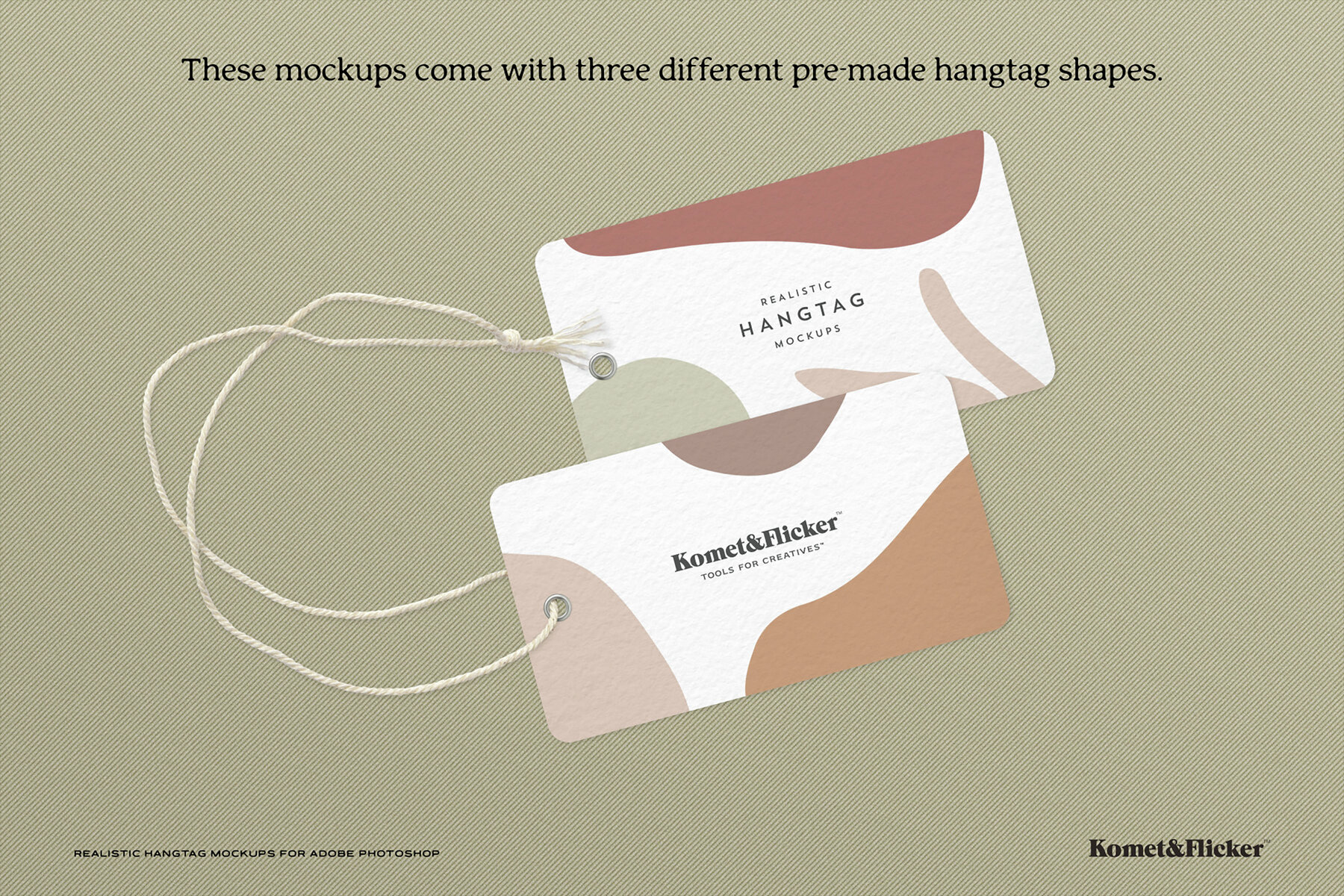 Hangtag Mockups for Photoshop 8