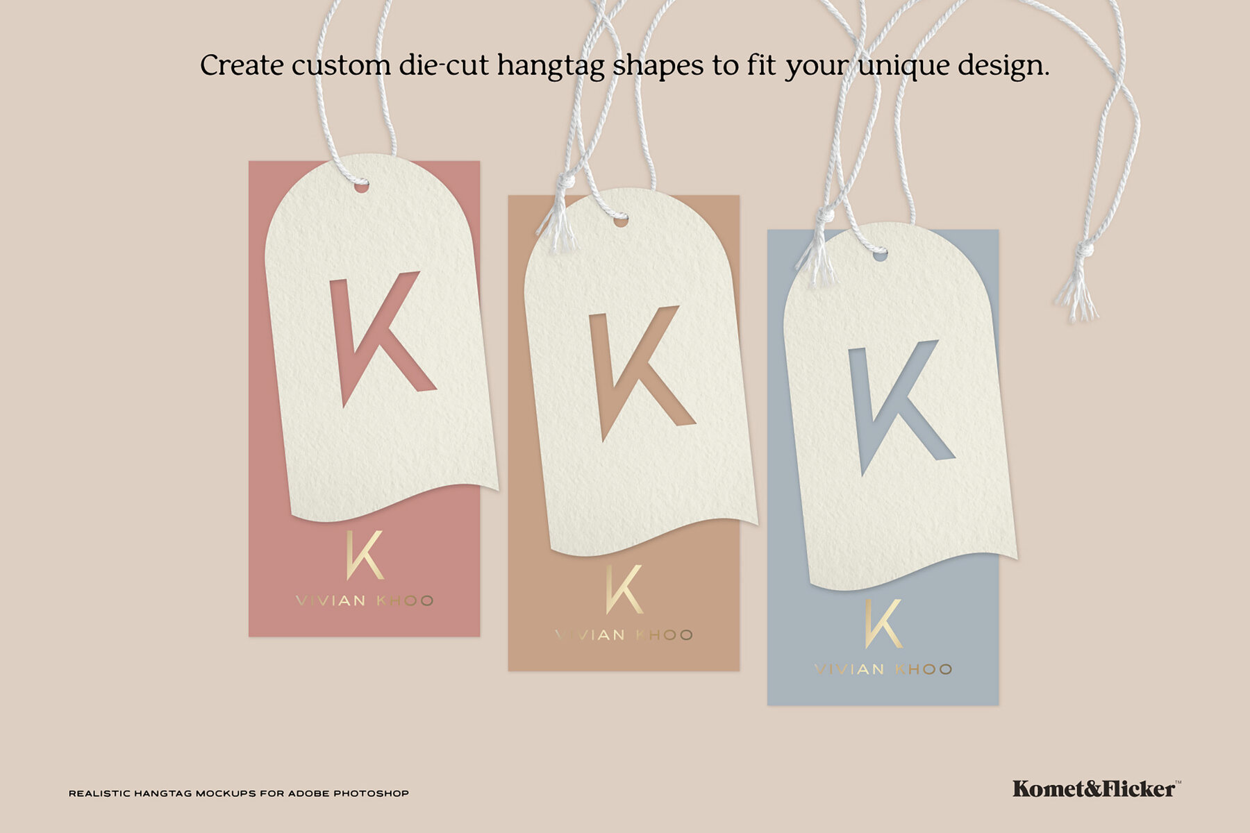 Hangtag Mockups for Photoshop 9